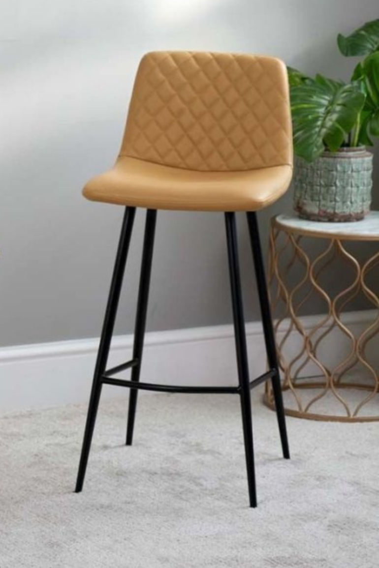 Ripley Bar Stool Mustard